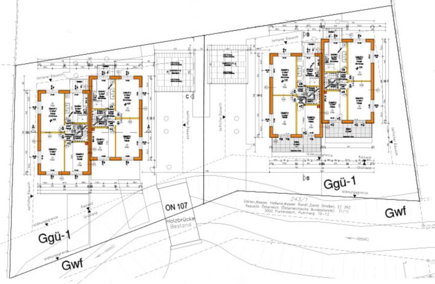 Obergeschoß Planung