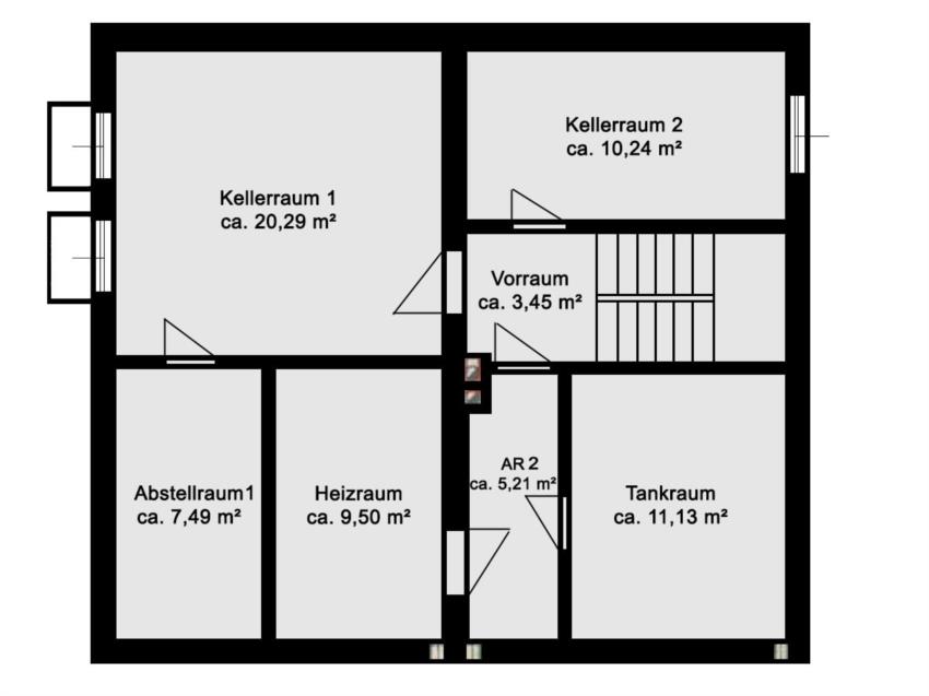 Grundriss Skizze KG