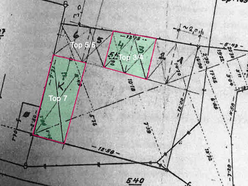 Plan zur Aufteilung Garten Top